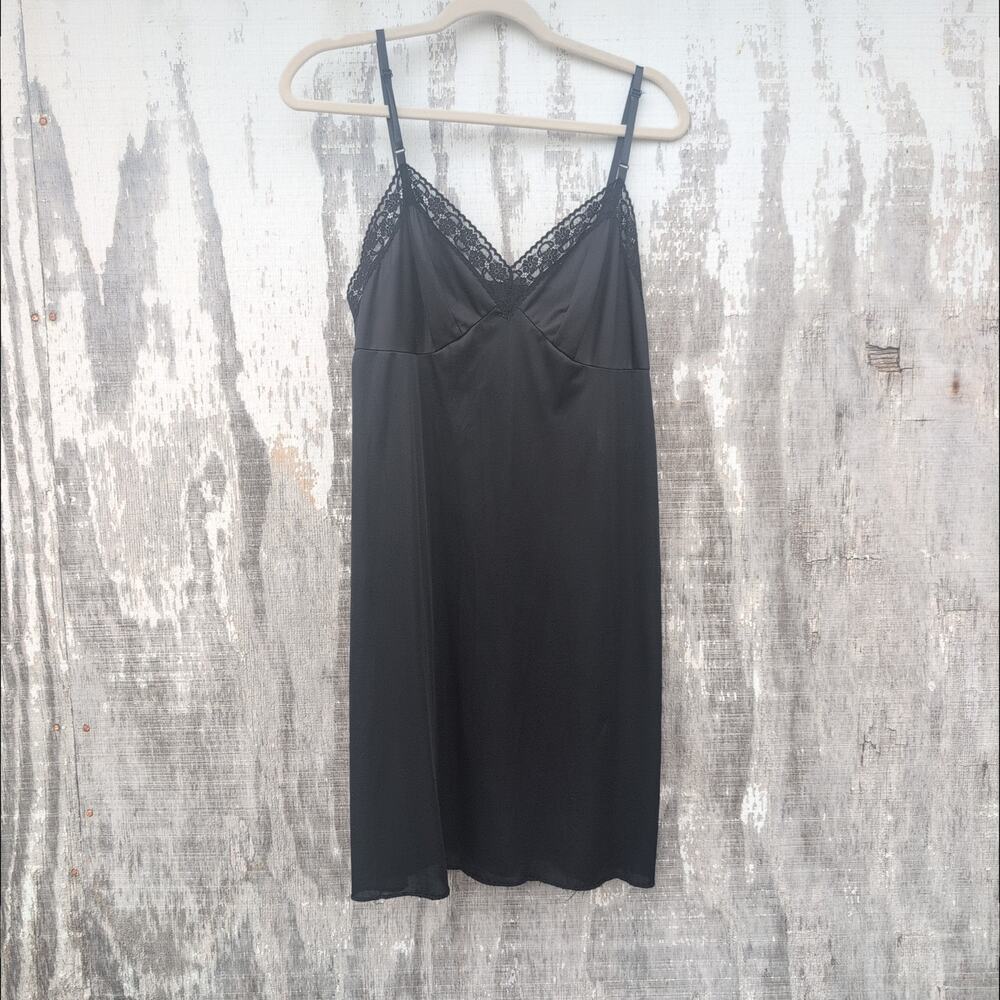 Vintage Made In USA VanityFair Slip FairyGoth Grunge Delicate Coquette Women's L
